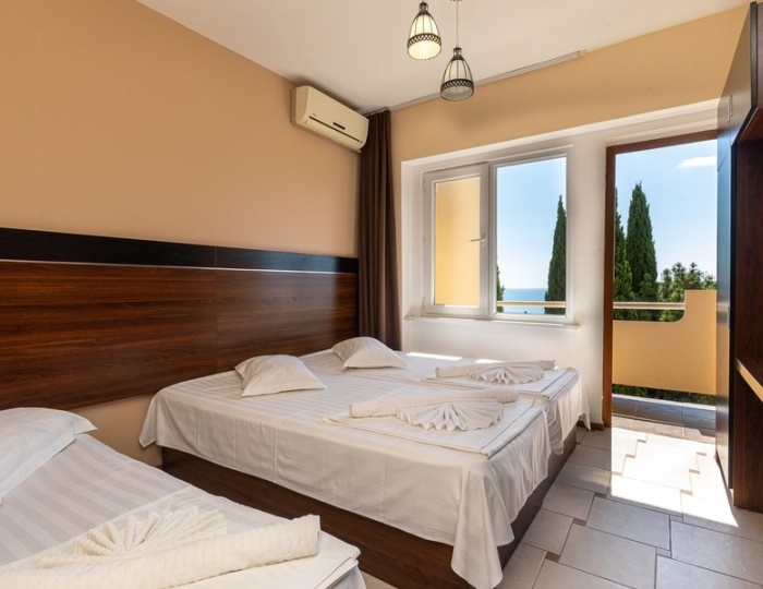 Стандартный 2-мест. 1-комн. (вид на море) - Пансионат «Багрипш»